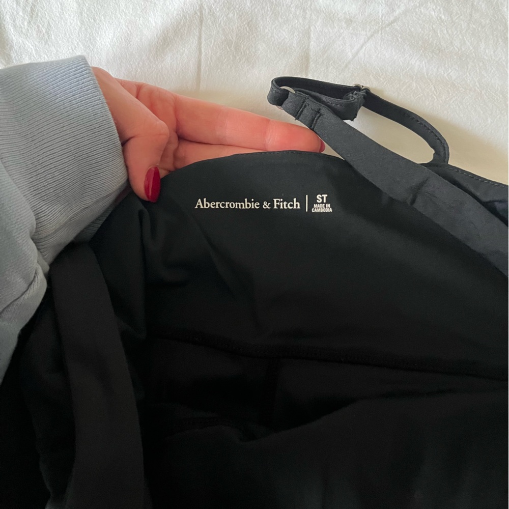 Abercrombie traveler wrap mini dress - black - Picture 4 of 5
